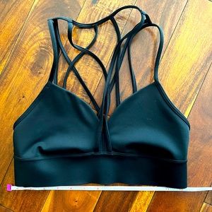 Reebok CrossFit sport bra cross strappy back open
